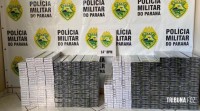 Polícia Militar apreende cigarros e mercadorias ilegais na Rodoviária de Medianeira