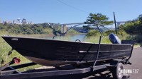 PF e PMPR interceptam embarcação que transportava produtos de contrabando e descaminho