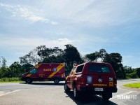 Homem é encontrado agredido e algemado no desvio área rural entre Foz do Iguaçu e Santa Terezinha de Itaipu