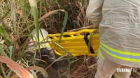 Homem é encontrado agredido e algemado no desvio área rural entre Foz do Iguaçu e Santa Terezinha de Itaipu