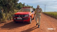 Homem é encontrado agredido e algemado no desvio área rural entre Foz do Iguaçu e Santa Terezinha de Itaipu