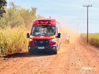 Homem é encontrado agredido e algemado no desvio área rural entre Foz do Iguaçu e Santa Terezinha de Itaipu