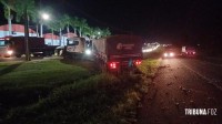 PRF prende caminhoneiro bêbado que invadiu faixa contrária e provocou colisão fatal na BR-277