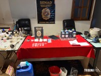 SENAD desmantela laboratório clandestino de metanfetamina na cidade de Minga Guazú no Paraguai