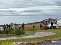 Após acidente de trânsito com morte em Naranjal, brasileira é trazida para atendimento em Foz do Iguaçu