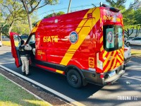 Motociclista fica ferido após colisão na Av. Paraná em Foz do Iguaçu 