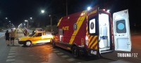 Motociclista é socorrido pelo SIATE após colisão na Av. General Meira