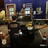 Policia Federal efetua prisão de indivíduo foragido na Aduana da Ponte Internacional da Amizade