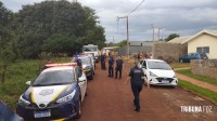 Guarda Municipal e demais órgãos da prefeitura impedem invasão de área pública no Bairro Três Lagoas 
