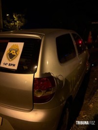 CHOQUE/CANIL recupera veículo roubado no Bairro Vila C em Foz do Iguaçu