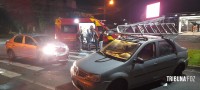 Siate socorre três vítimas após colisão entre dois veículos na Vila Yolanda