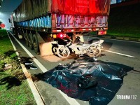 Motociclista universitária colide na traseira de uma carreta e morre na AV. Paraná 
