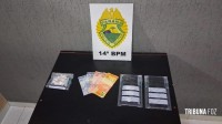 PM e DENARC prende duas pessoas pelo crime de tráfico de drogas em Santa Terezinha de Itaipu