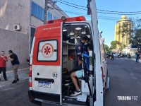 Incêndio atinge apartamento no centro de Foz do Iguaçu e mobiliza grande operação de resgate 
