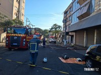 Incêndio atinge apartamento no centro de Foz do Iguaçu e mobiliza grande operação de resgate 