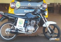 PM apreende moto barulhenta no centro de São Miguel do Iguaçu