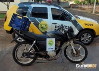 Motociclista tem a moto apreendido após furar semáforo e não estar habilitado em Medianeira