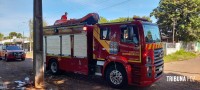 Bombeiros resgatam pato que estava preso a linha de pesca na ilha do Parque Remador