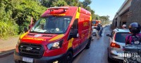 Colisão frontal na Av. das Cataratas mobiliza o Corpo de Bombeiros