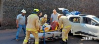 Colisão frontal na Av. das Cataratas mobiliza o Corpo de Bombeiros
