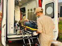 Acidente com múltiplos veículos deixa motociclista ferido na BR-277 