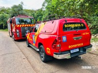 Homem ateia fogo na própria casa após término de relacionamento na Favela da Sadia em Foz do Iguaçu 
