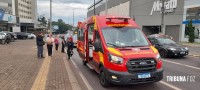 Siate socorre motociclista após colisão na Av. Costa e Silva