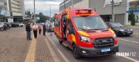 Siate socorre motociclista após colisão na Av. Costa e Silva
