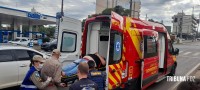 Siate socorre motociclista após colisão na Av. Costa e Silva