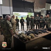 Policia Federal ministra estágio de técnicas e táticas em operações terrestres e fluviais para militares do exército