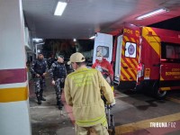 Taxista paraguaio é assaltado e criminosos trocam tiros com a PM. Um assaltante ficou ferido