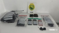 Polícia Militar prende trio e recupera veículo roubado em Foz do Iguaçu