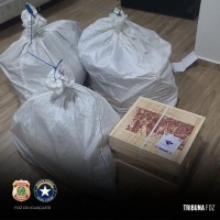 Policia Federal e Receita Federal realizam operação de repressão ao descaminho na região da Ponte da Amizade