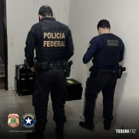 Policia Federal e Receita Federal realizam operação de repressão ao descaminho na região da Ponte da Amizade