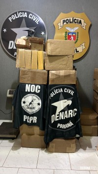DENARC apreende 807 quilos de maconha em carreta durante operação em São Miguel do Iguaçu