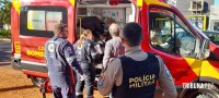 Siate socorre vitima de agressão no Porto Meira e três agressores são presos pela PM