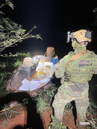 BPFRON apreende mais de 1.752,8 Kg de maconha em Santa Helena
