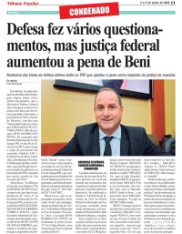 Vereador Beni é condenado a 5 anos e 3 meses de prisão pelo Tribunal Federal