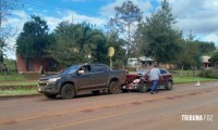 Colisão traseira é registrada na Ruta Py-06 na cidade de Irunã, no Paraguai
