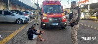 Siate socorre vítima que sofreu queda no Porto Meira