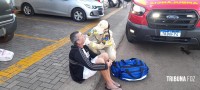 Siate socorre vítima que sofreu queda no Porto Meira