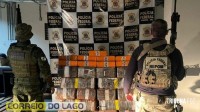PF e BPFron apreendem 750 Kg de maconha e três armas em propriedade rural de Marechal Cândido Rondon