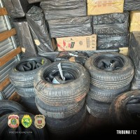 Policia Federal e forças estaduais realizam operação integrada de repressão ao contrabando em Foz do Iguaçu