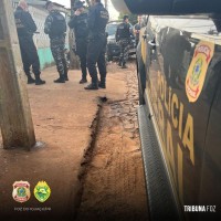 PF e PM deflagram operação de repressão ao tráfico de drogas na região da tríplice fronteira