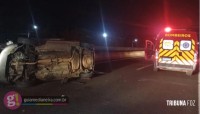 Acidente na BR-277 interdita rodovia e deixa cinco feridos em São Miguel do Iguaçu