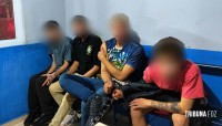Guarda Municipal detém quatro ladrões em flagrante na área rural da cidade 