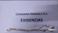 Ladrão que arrancou corrente de ouro de turista brasileira em Ciudad Del Este é perseguido e preso em flagrante