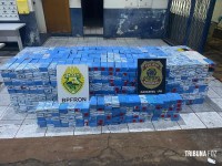 PF e BPFRON apreendem carga milionária de aparelhos celulares na BR-277 ocultos em barris de Chopp