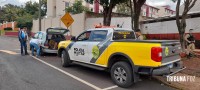 Condutora é presa por embriagues ao volante após colisão seguido de capotamento de veículo na Av. República Argentina