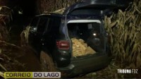 Jeep carregado com 300 Kg de maconha é abandonado após perseguição policial na BR-277 